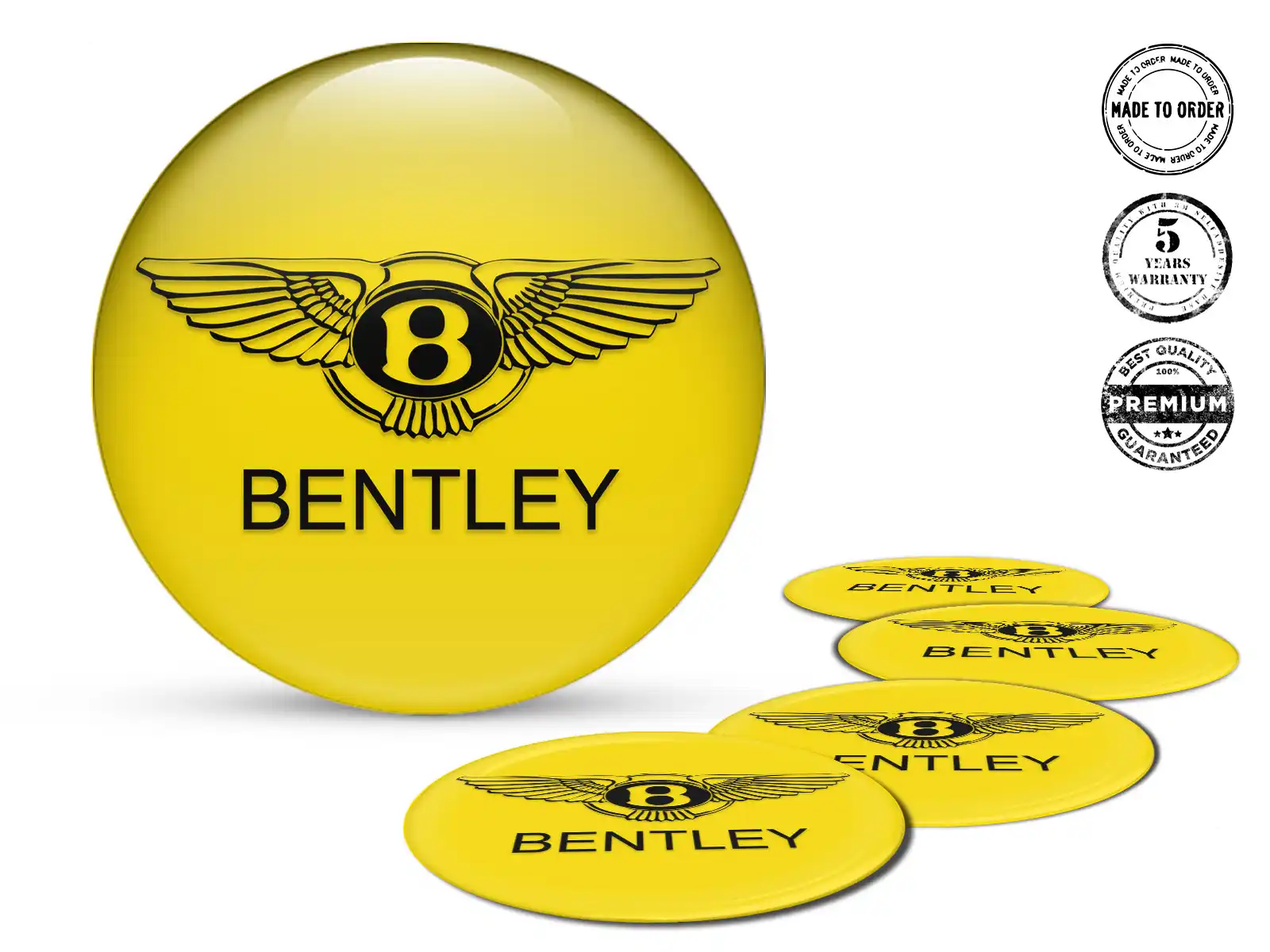Bentley Gewölbtes Label Logo Individuell Racing Horizon